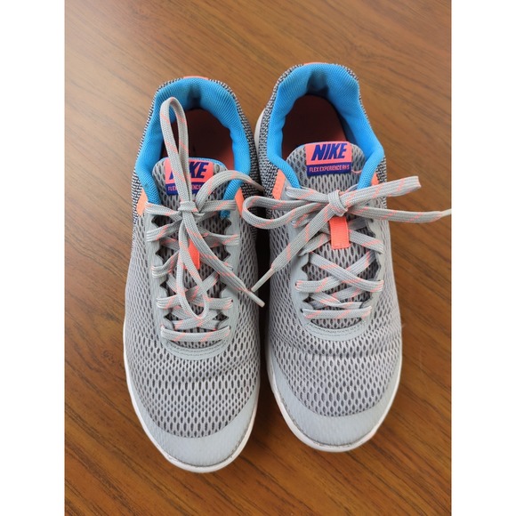 Nike Flex Experience RN 5 Womens Size 8 Running Shoes Gray Blue, Used - Picture 1 of 9